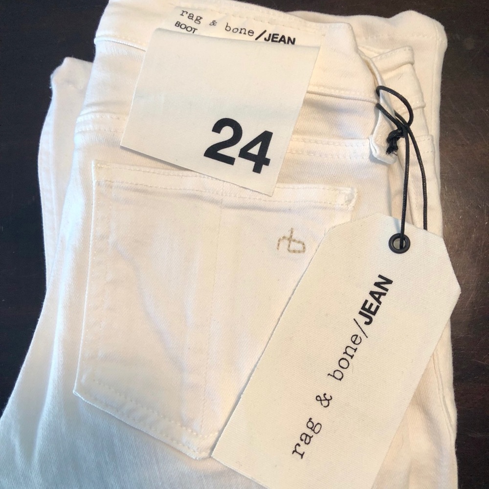 Rag & Bone white jean